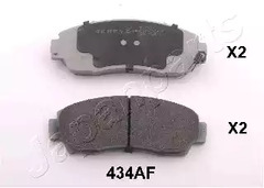 Колодки тормозные дисковые /комплект 4 шт JAPANPARTS PA-434AF