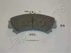 Тормозные колодки JAPANPARTS PA-593AF