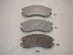Тормозные колодки JAPANPARTS PA-705AF