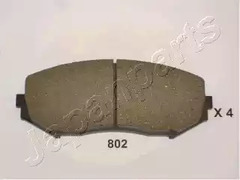 Комплект тормозных колодок дискового тормоза JAPANPARTS PA-802AF