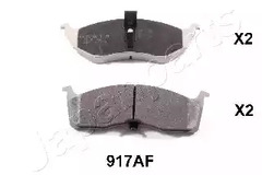 Колодки тормозные дисковые передн JAPANPARTS PA-917AF
