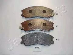 Колодки тормозные дисковые JAPANPARTS PA-H06AF