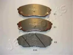 Тормозные колодки JAPANPARTS PA-K08AF