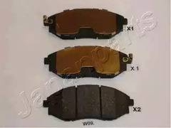 Тормозные колодки JAPANPARTS PA-W09AF