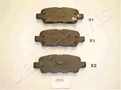 Тормозные колодки JAPANPARTS PP-154AF