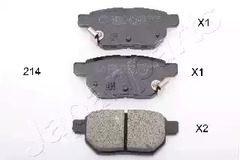 Тормозные колодки JAPANPARTS PP-214AF