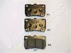 Тормозные колодки JAPANPARTS PP-217AF