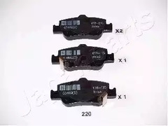 Тормозные колодки JAPANPARTS PP-220AF