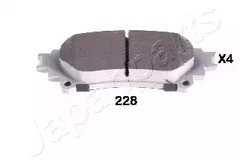 Колодки тормозные дисковые JAPANPARTS PP-228AF