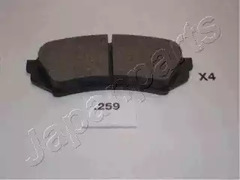 Тормозные колодки JAPANPARTS PP-259AF