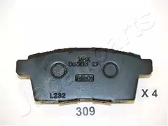 Тормозные колодки JAPANPARTS PP-309AF