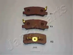Тормозные колодки JAPANPARTS PP-505AF