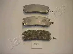 Тормозные колодки JAPANPARTS PP-594AF