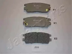 Тормозные колодки JAPANPARTS PP-599AF