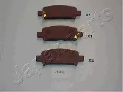 Тормозные колодки JAPANPARTS PP-702AF