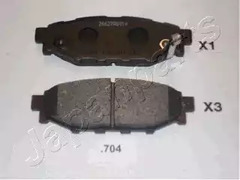 Тормозные колодки JAPANPARTS PP-704AF