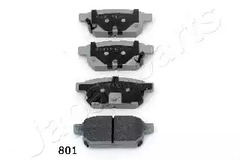 Тормозные колодки JAPANPARTS PP-801AF