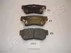 Тормозные колодки JAPANPARTS PP-H04AF