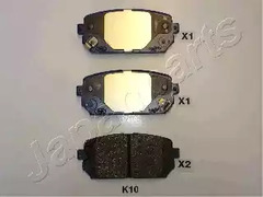 Тормозные колодки JAPANPARTS PP-K10AF