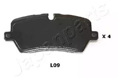 Колодки тормозные дисковые задн JAPANPARTS PP-L09AF