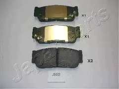Тормозные колодки JAPANPARTS PP-S02AF