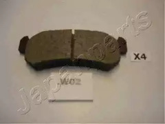 Колодки тормозные дисковые JAPANPARTS PP-W02AF