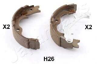 Колодки тормозные барабанные /комплект 4 шт JAPANPARTS GF-H26AF