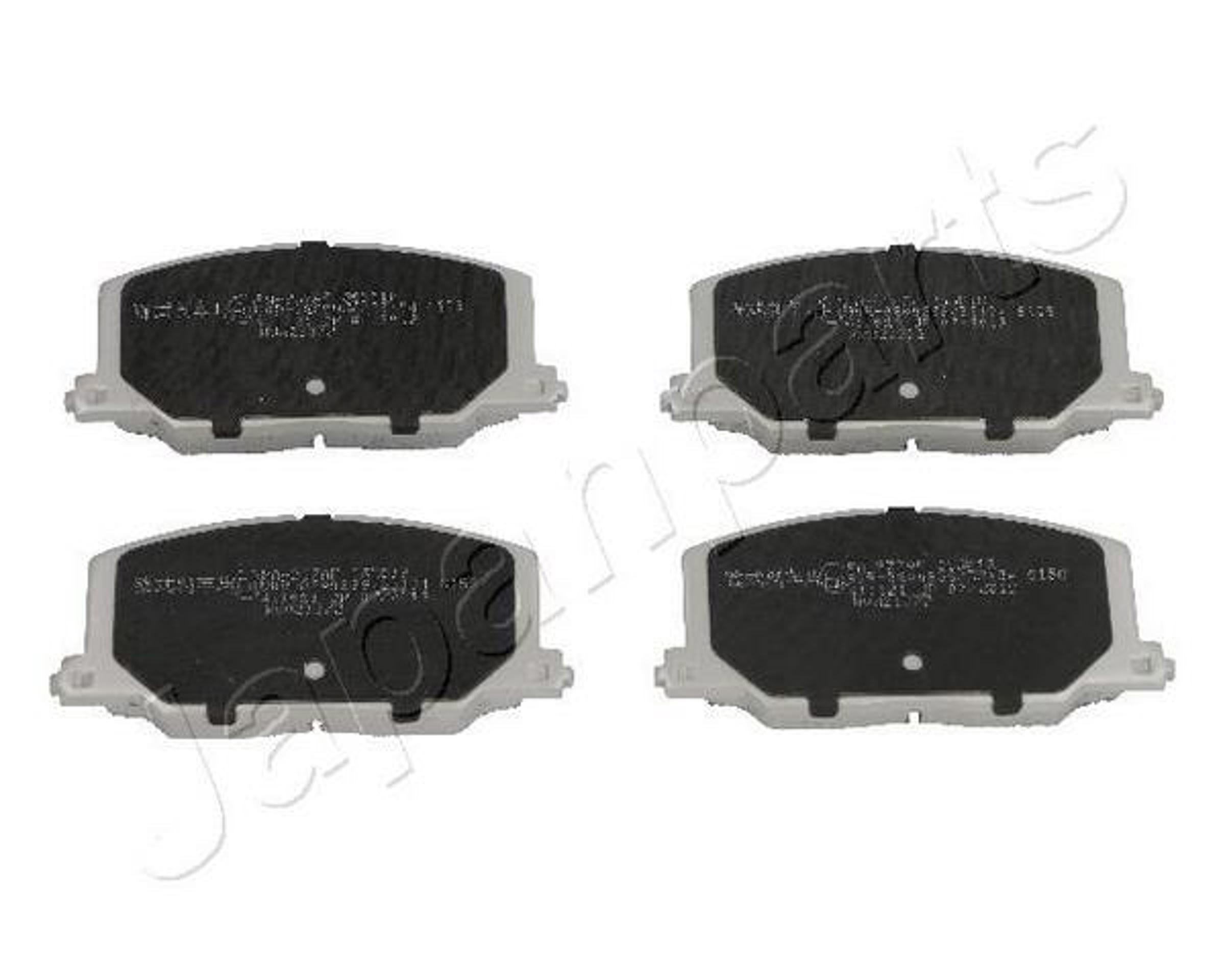 Колодки тормозные дисковые JAPANPARTS PA-237AF
