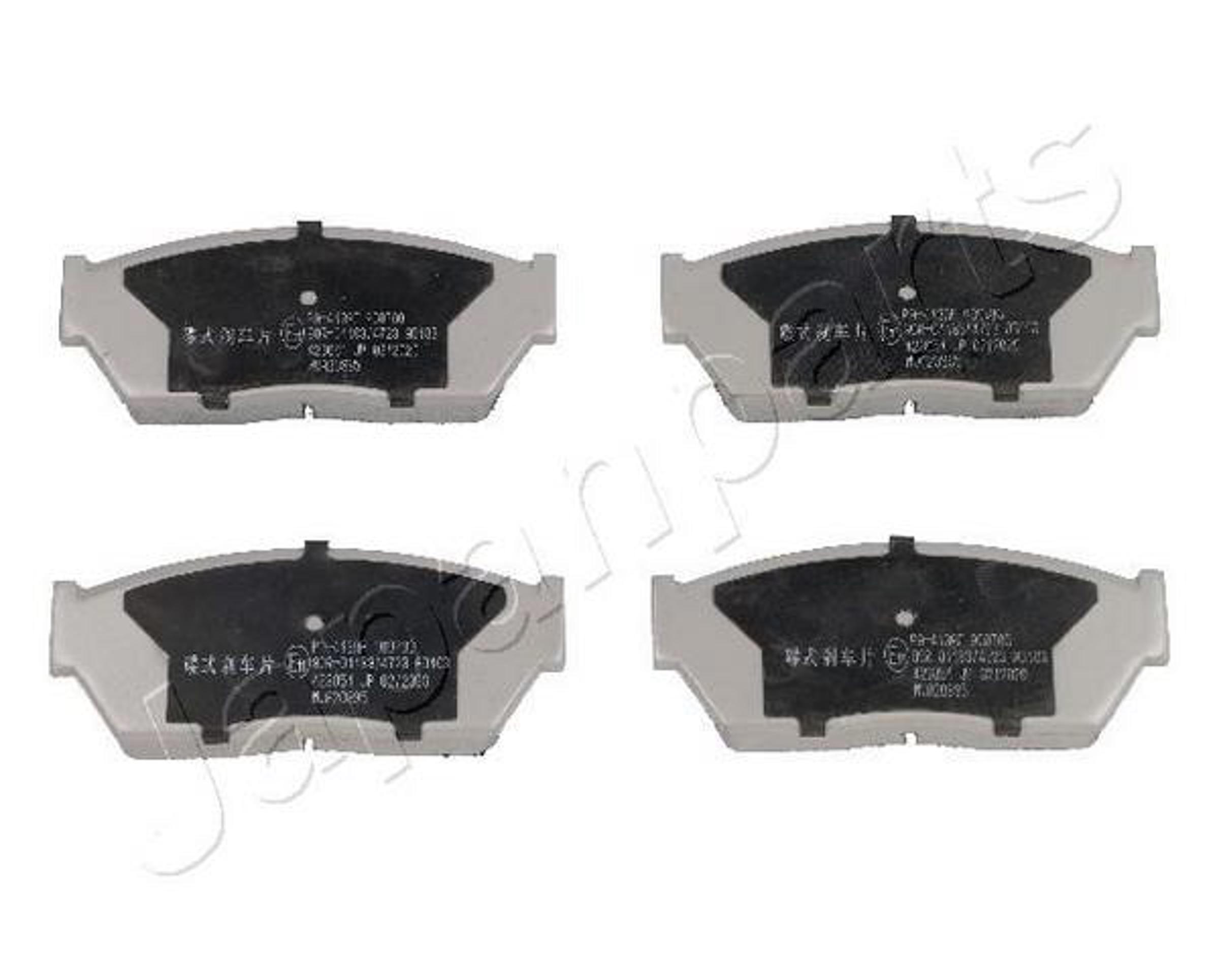 Колодки тормозные дисковые JAPANPARTS PA-413AF