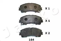 Тормозные колодки JAPKO 50164