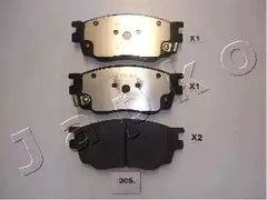 Колодки тормозные дисковые JAPKO 50305