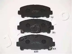 Комплект тормозных колодок дискового тормоз JAPKO 50409