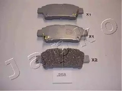 Комплект тормозных колодок дискового тормоз JAPKO 51258