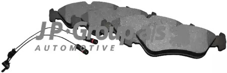 Колодки тормозные дисковые /комплект 4 шт JP GROUP 1163705510