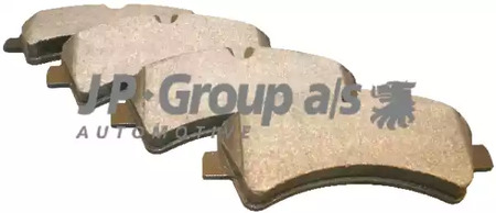 Колодки тормозные дисковые /комплект 4 шт JP GROUP 1163705710