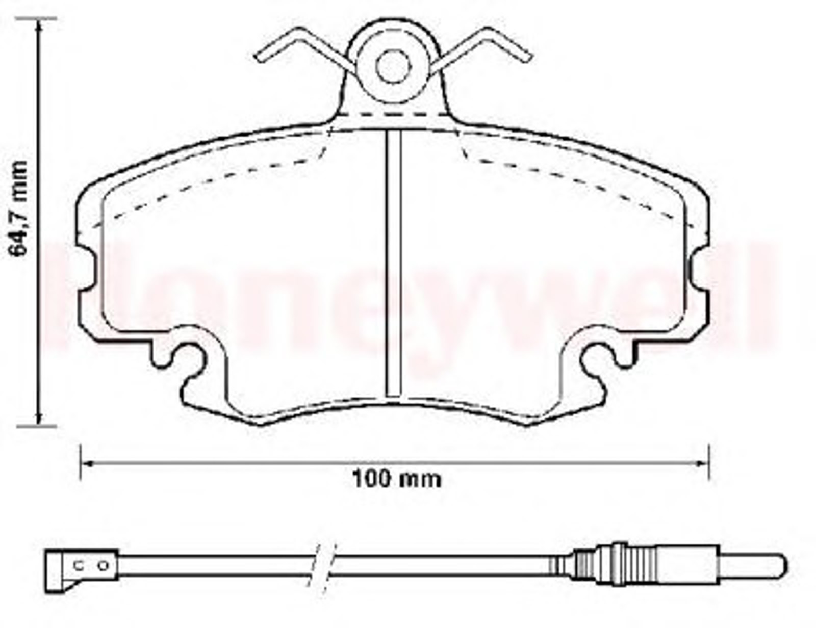 Комплект тормозных колодок дисковый тормоз JURID 571526J