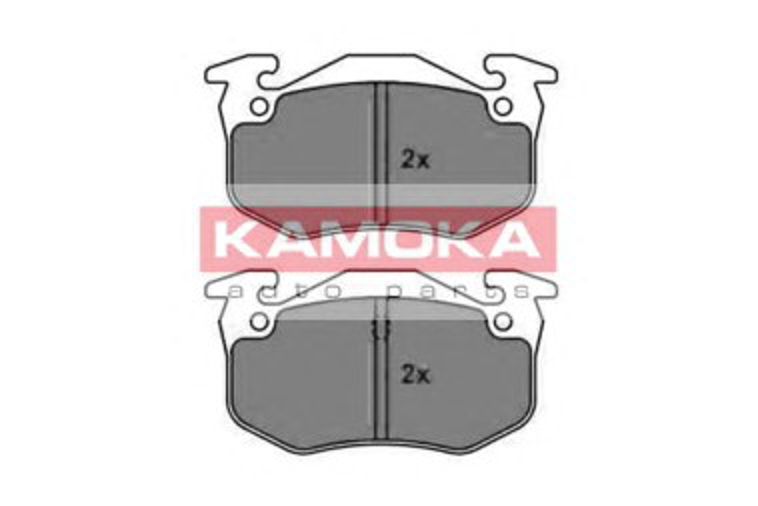 Колодки тормозные дисковые KAMOKA JQ1011116