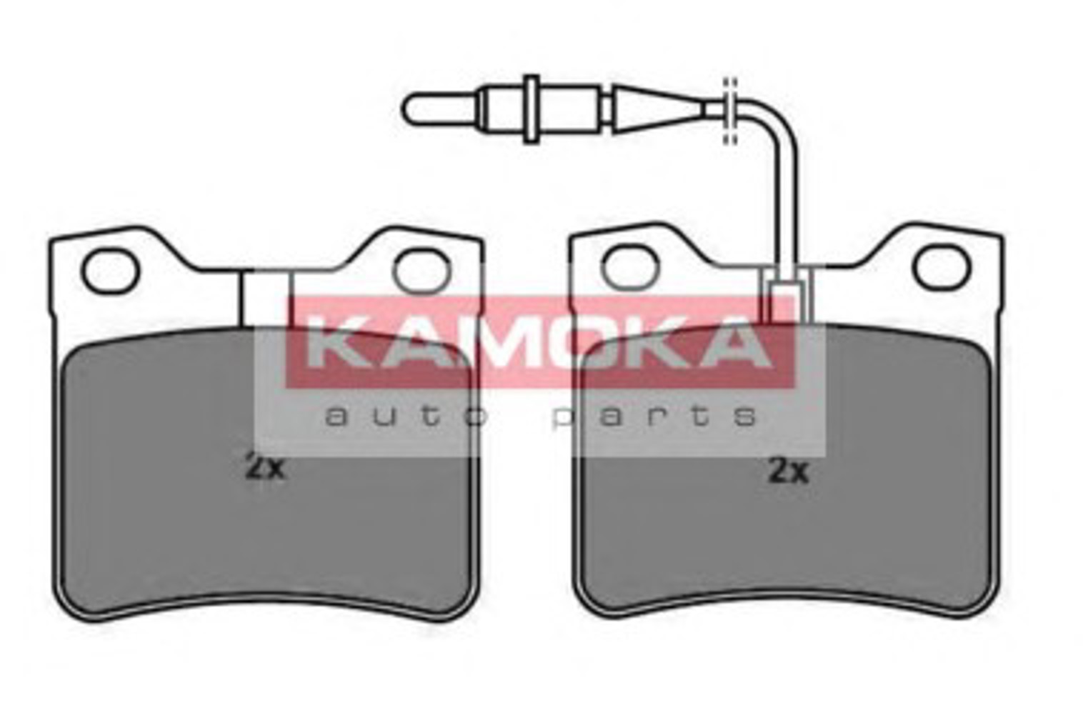 Колодки тормозные дисковые KAMOKA JQ1011238