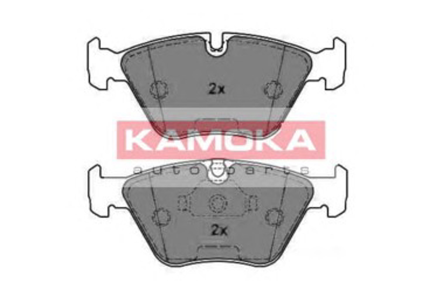 Комплект тормозных колодок дисковый тормоз KAMOKA JQ1012146