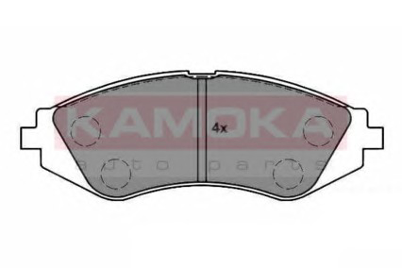 Колодки тормозные дисковые KAMOKA JQ1012232