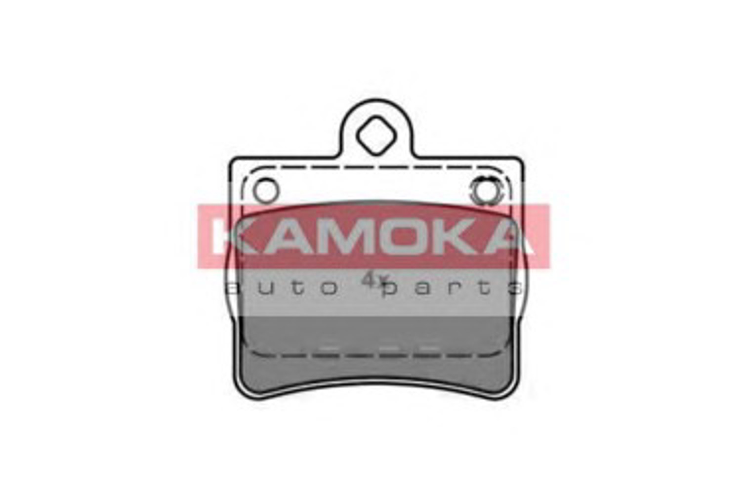 Комплект тормозных колодок дисковый тормоз KAMOKA JQ1012622