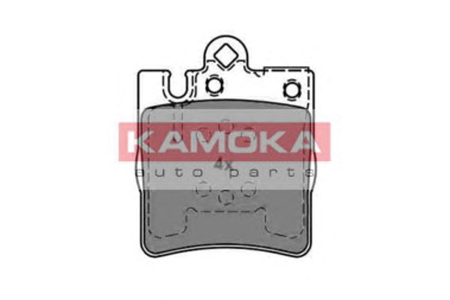 Колодки тормозные дисковые KAMOKA JQ1012644