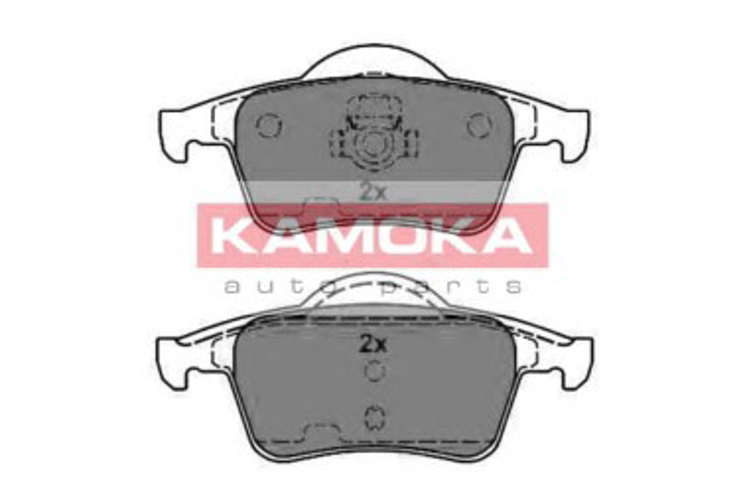 Колодки тормозные дисковые комплект KAMOKA JQ1012766