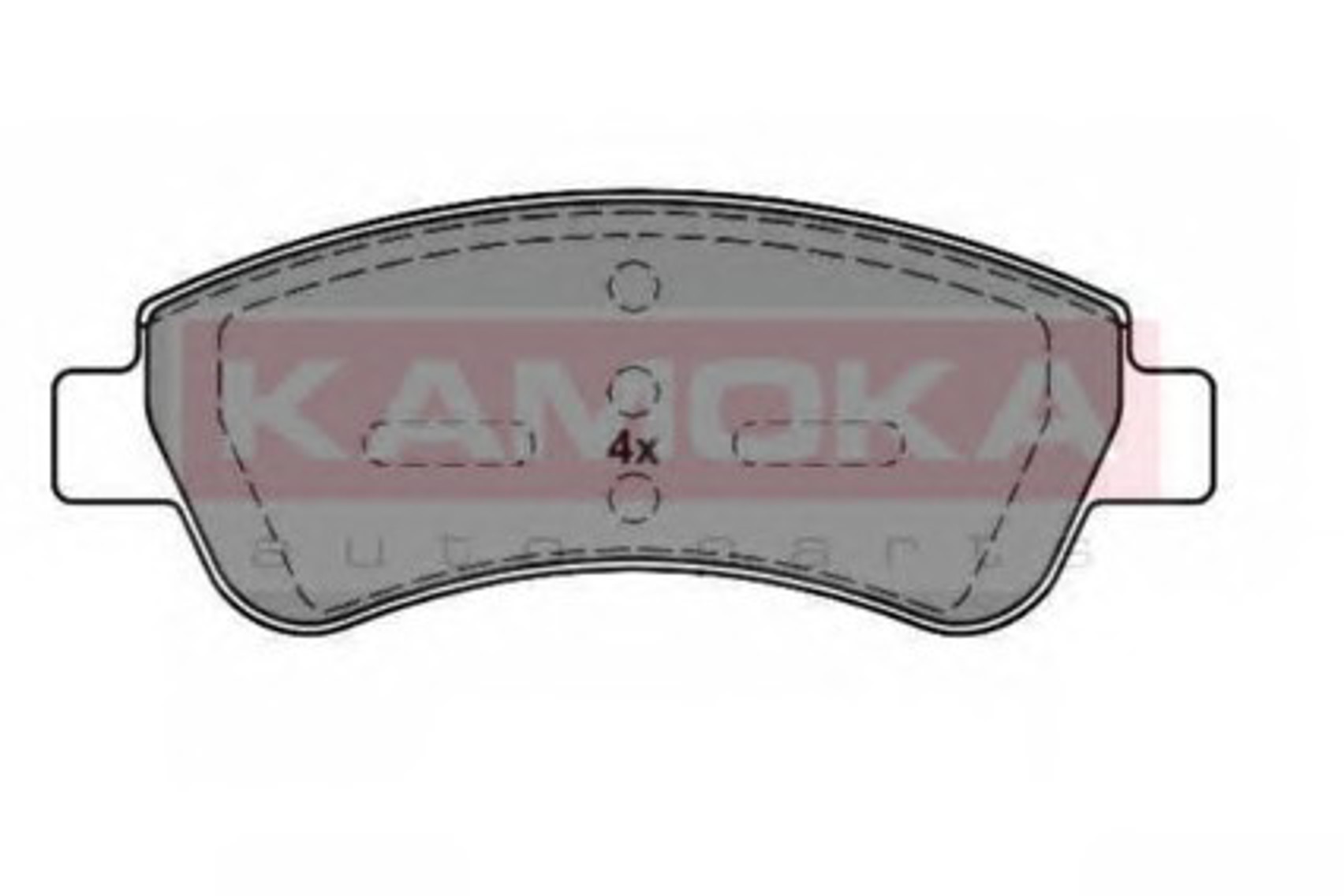 Комплект тормозных колодок дисковый тормоз KAMOKA JQ1012798