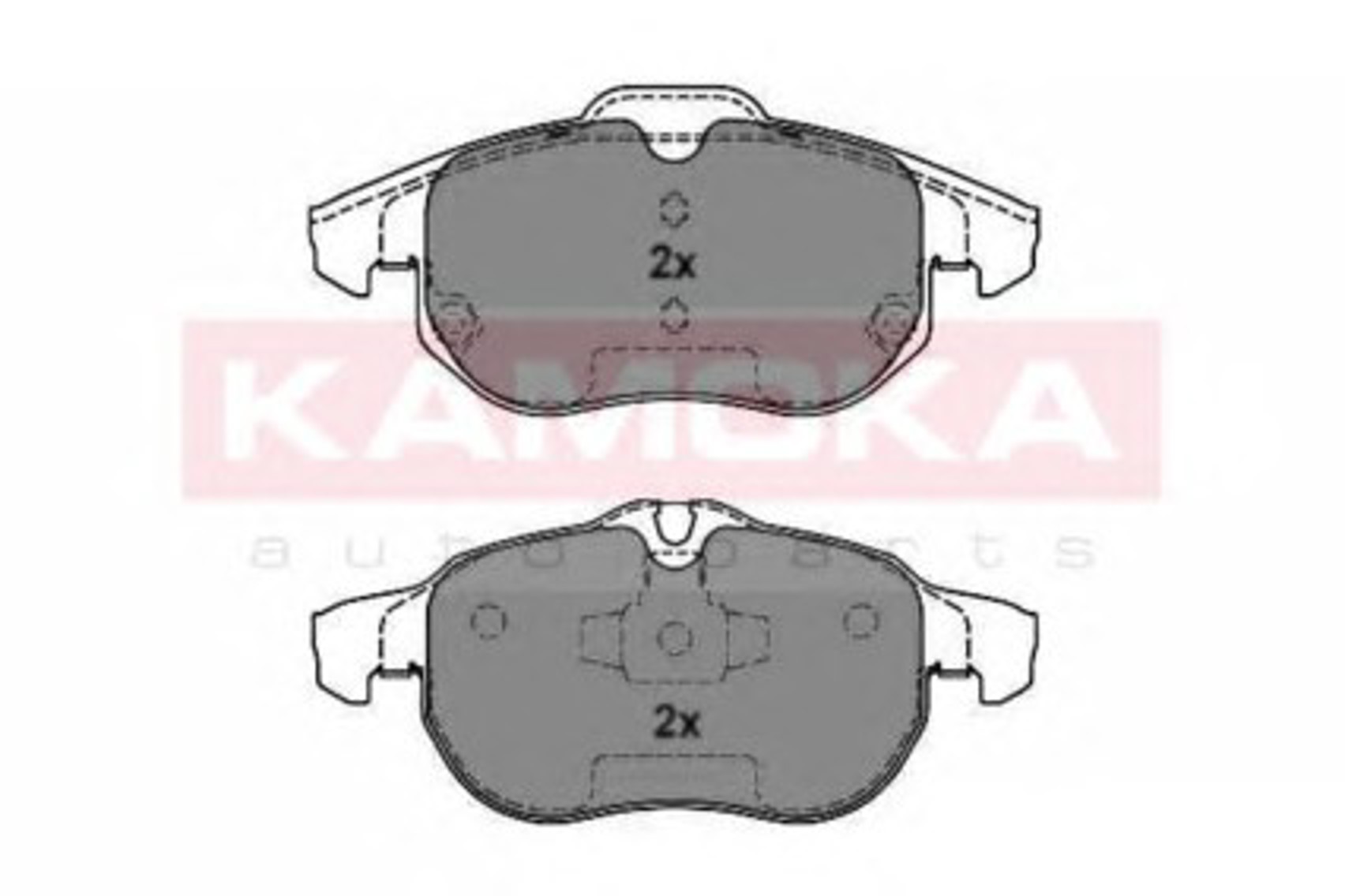 Колодки тормозные передние KAMOKA JQ1013040