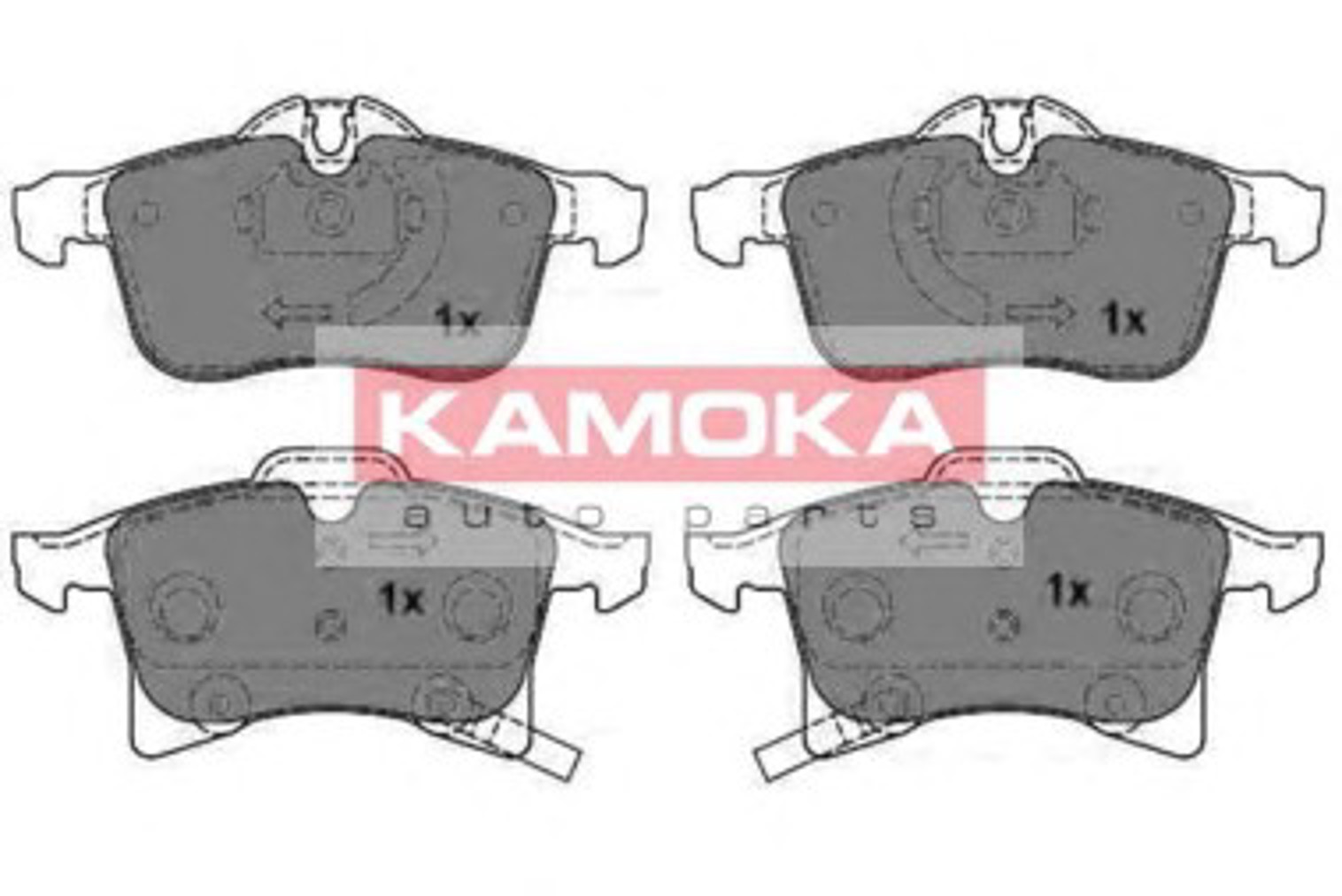 Колодки тормозные дисковые KAMOKA JQ1013280