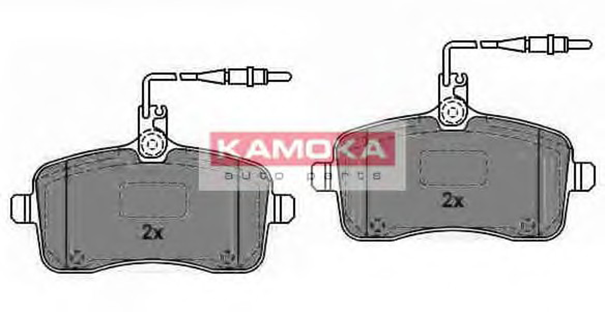 Колодки тормозные дисковые KAMOKA JQ1013450