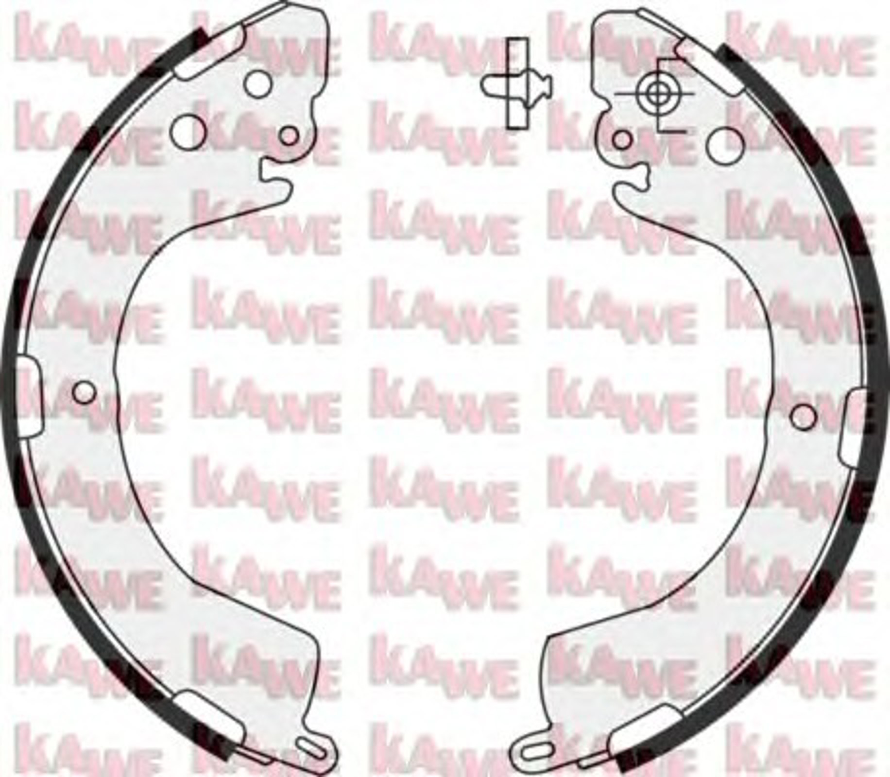 Колодки тормозные KAWE 07620