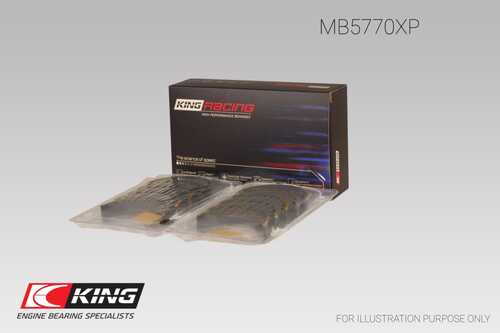 Вкладыши коренные с упрочненным рабочим слоем KING MB5770XP