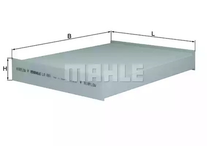 Салонный фильтр MAHLE/KNECHT LA 891
